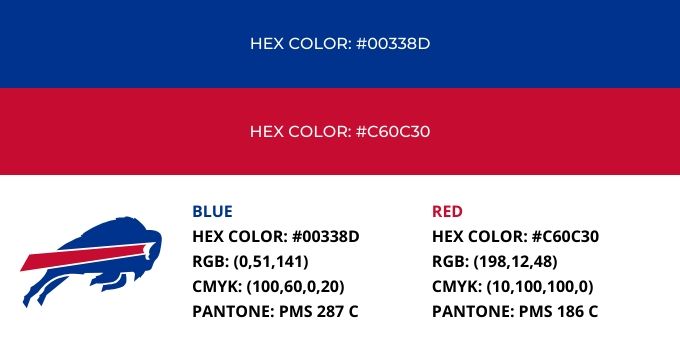 Buffalo Bills Color Codes